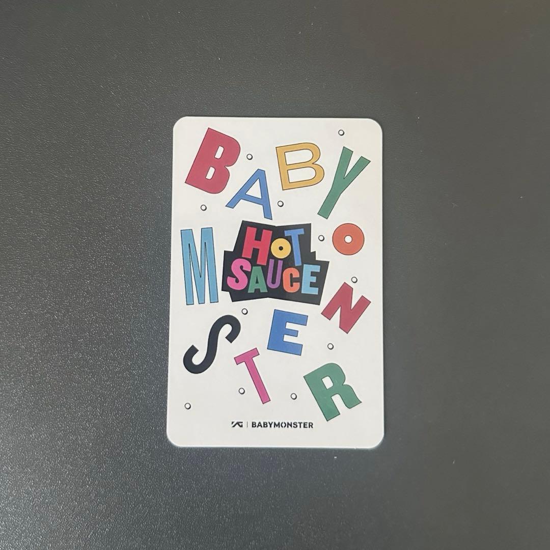 BABYMONSTER HOTSAUCE アヒョン サノク 事前収録 トレカ