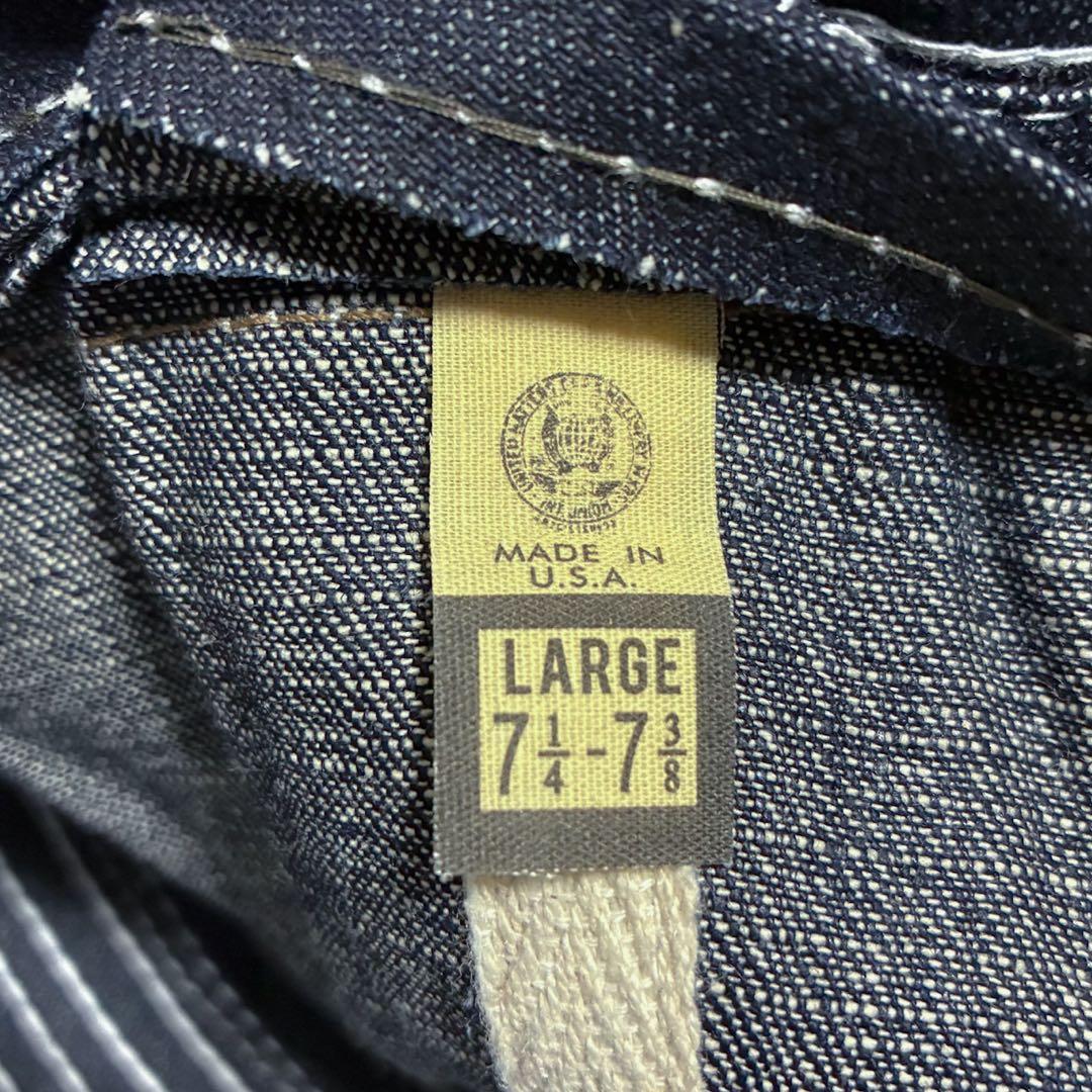 デッド USA製 米軍 M-37 復刻 デニムハット 7 1/4 - 7 3/8