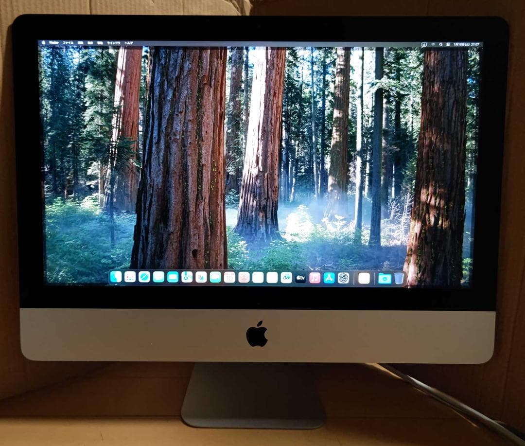 iMac 2019 21.5 4K 3GHz 6コア i5 8GB 1.03TB