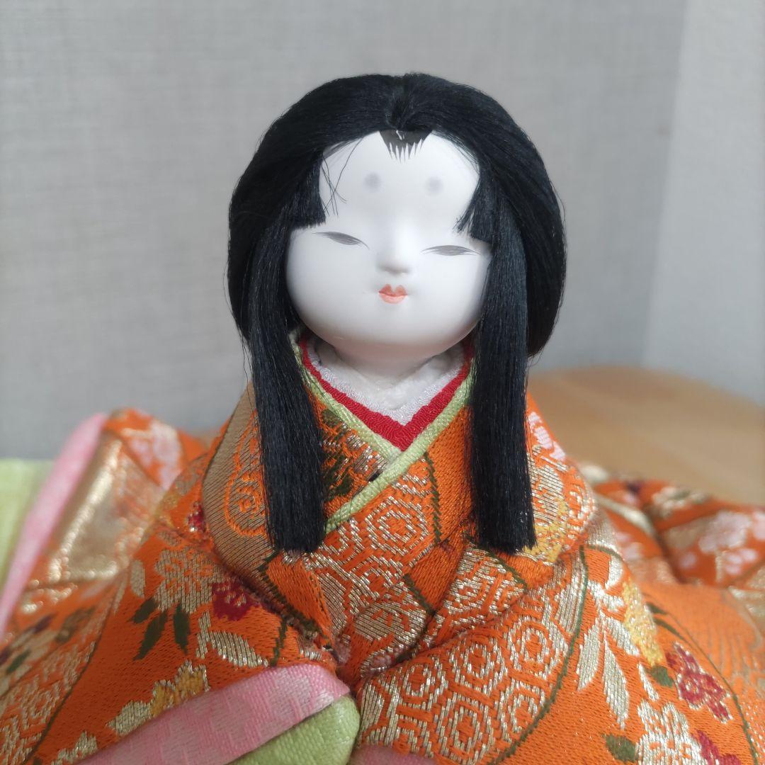 雛人形ペア　木目込人形