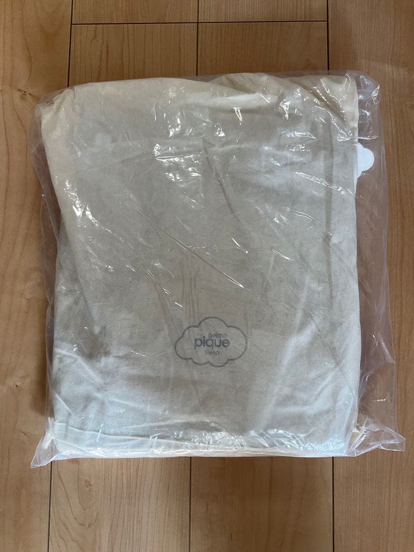 新品未使用　ジェラートピケ　掛け布団カバー　ドビードット　2点セット シングル