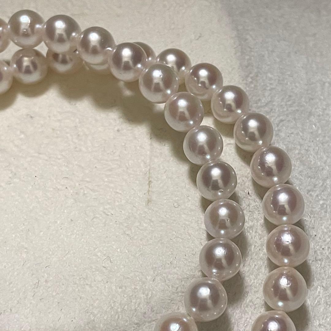 【テリ強✨美品】 あこや真珠 ネックレス 6.5-7.0 パール アコヤ 本真珠