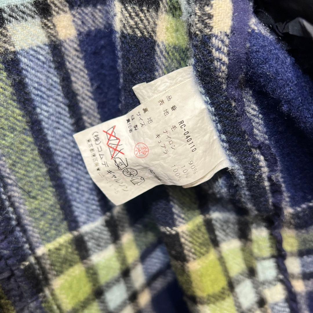 希少 美品 98年製 ローブドシャンブル コムデギャルソン チェック コート