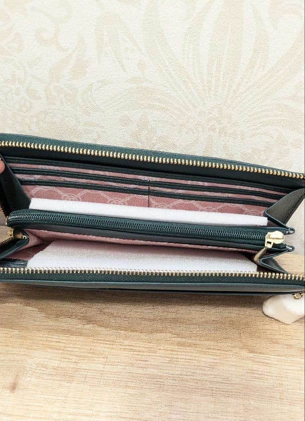 CLATHAS 長財布 ディープグリーン