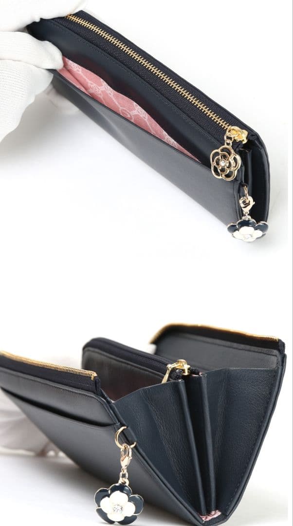 CLATHAS 長財布 ディープグリーン