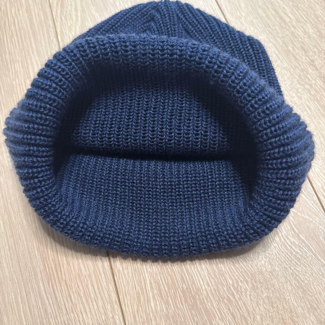 【美品】SUPREME ビーニー　ネイビー