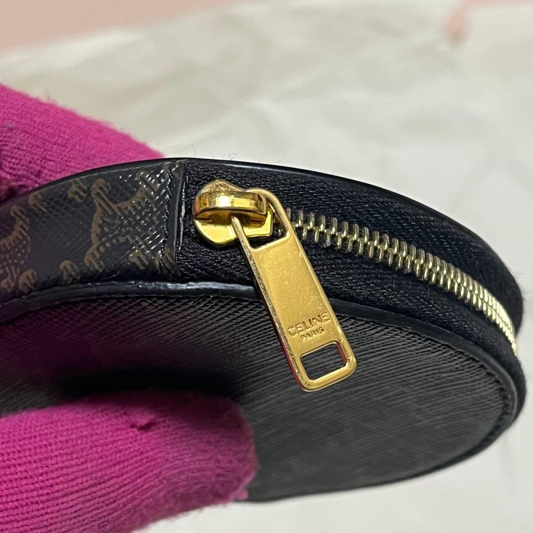 【希少・美品】 セリーヌ CELINE ケース マカダム 丸型 正規品