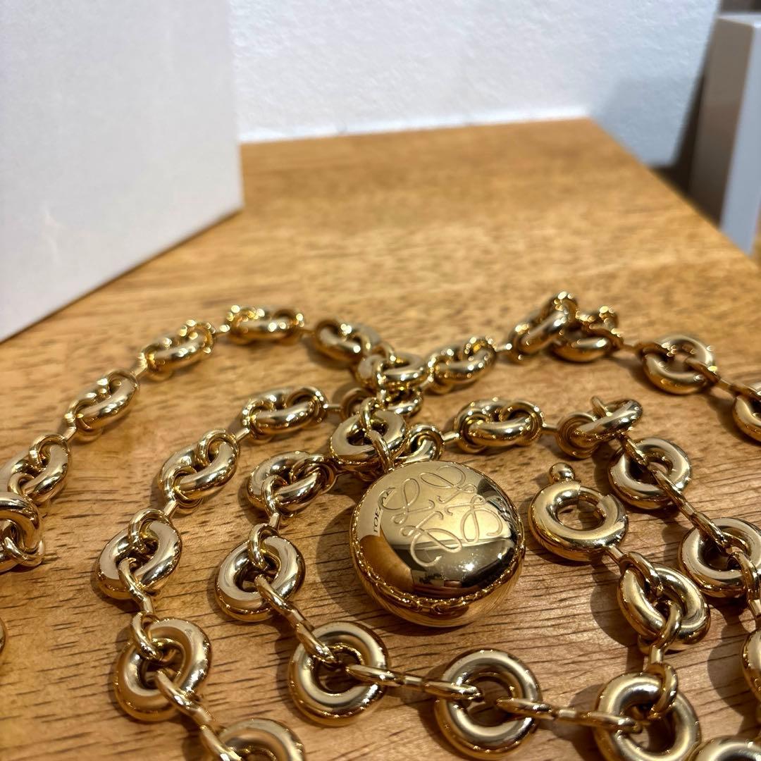 ロエベ ドーナツ チェーン ベルト（真鍮） LOEWE