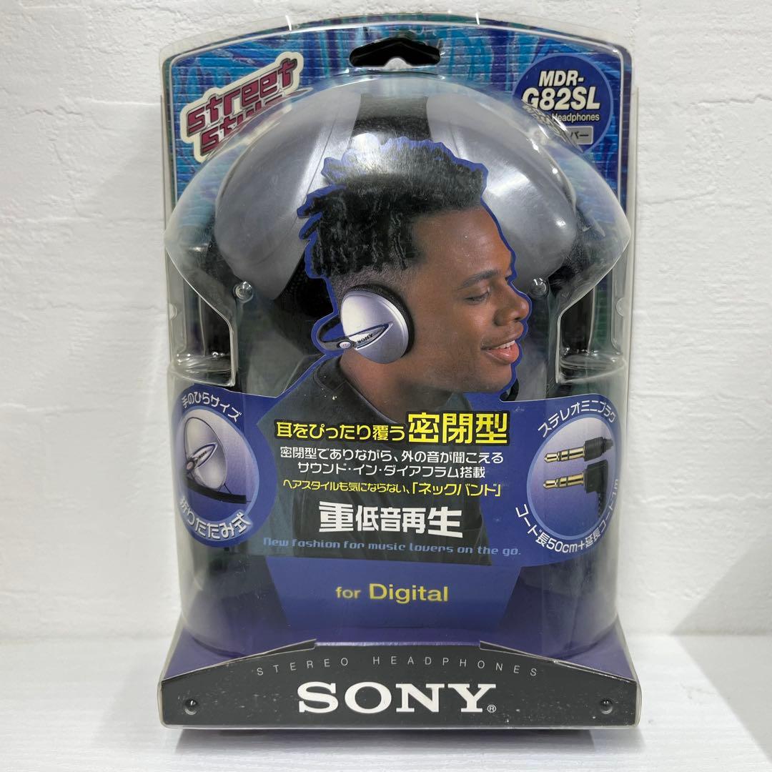 MDR-G82SL 箱付き　ソニー ネックバンドGシリーズ　ステレオヘッドホン