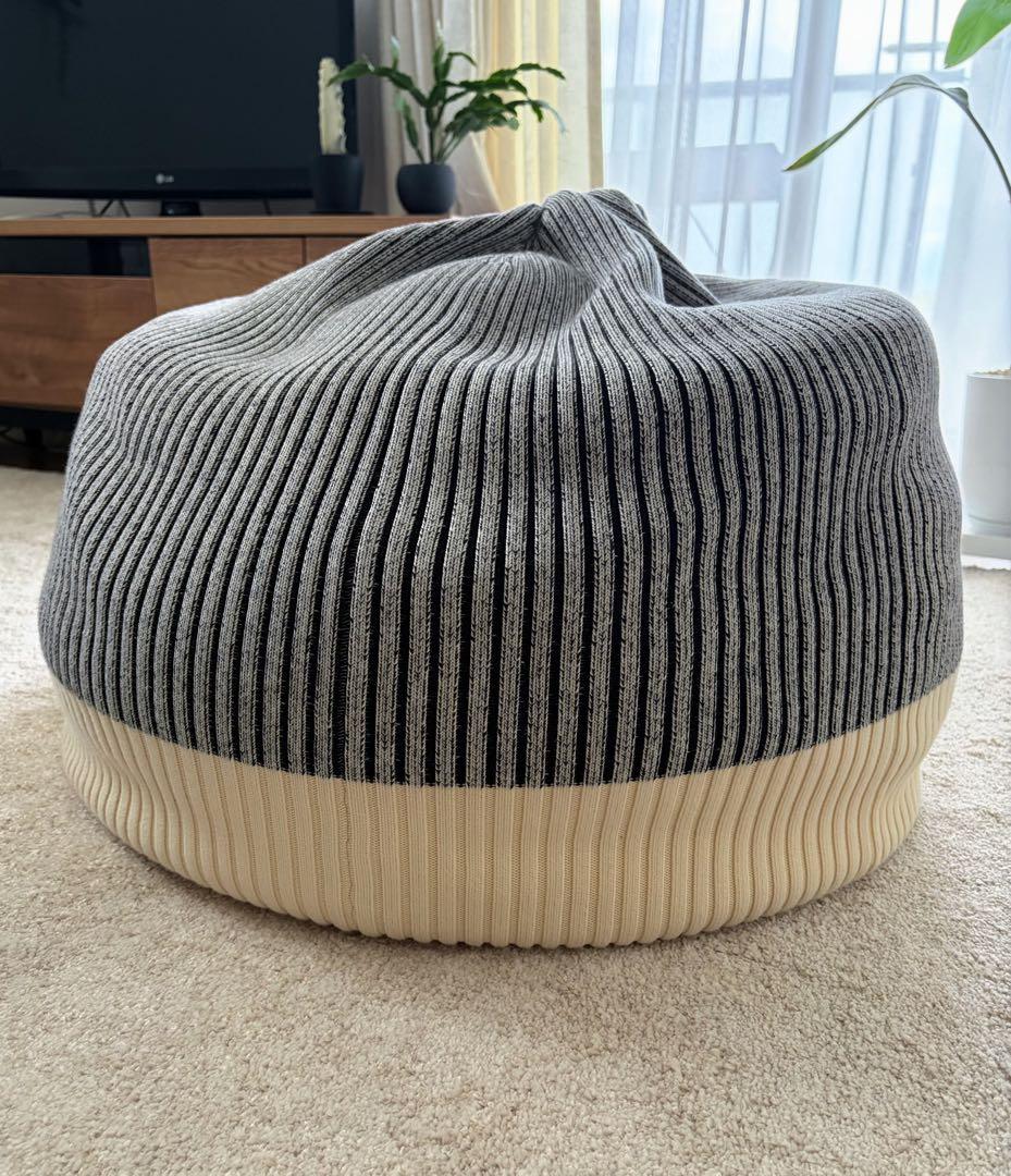 イデー プーフ IDEE PUUF White×Black MIX