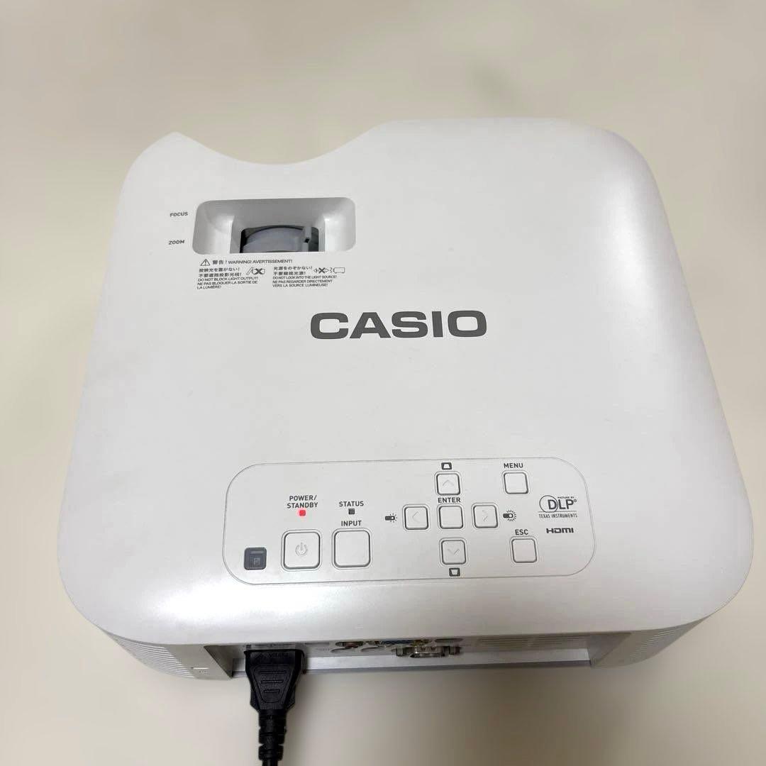 CASIO プロジェクターXJ-F210WN カシオ【ランプ時間619H】