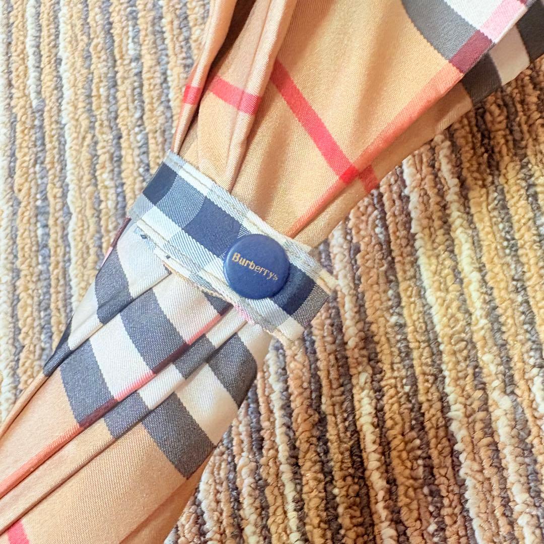 Burberrys バーバリー　ノバチェック　ベージュ　晴雨兼用長傘