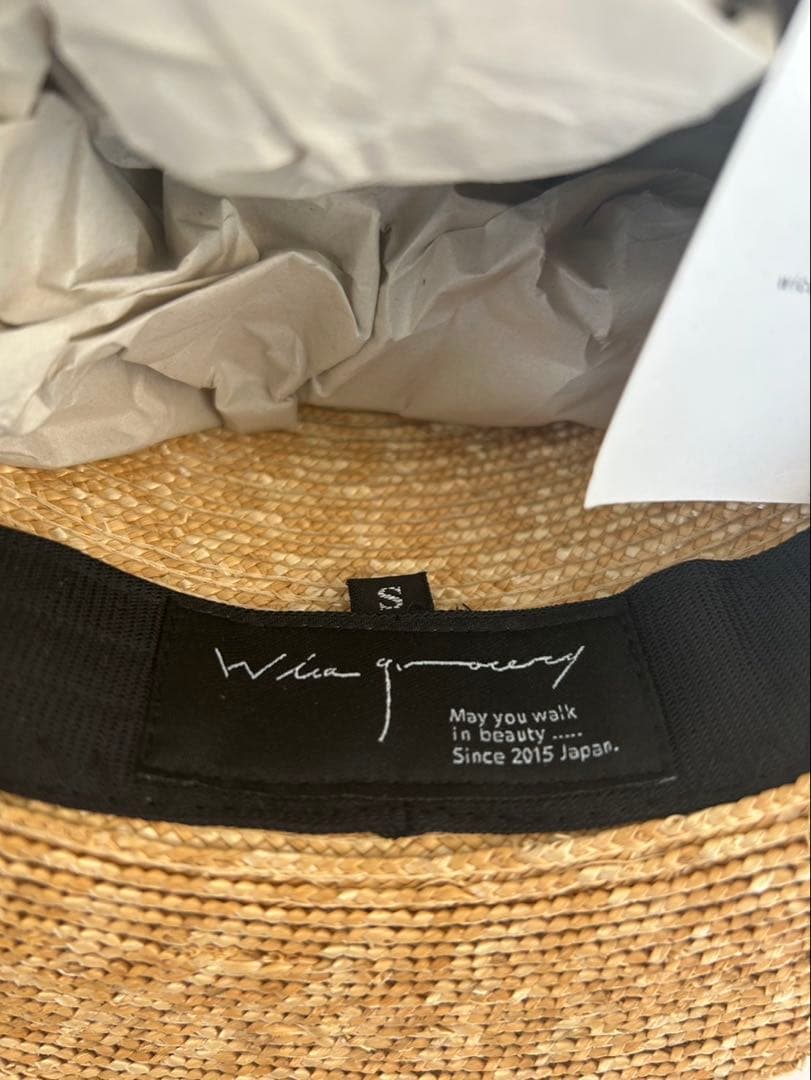 wicagrocery ウィカグロサリー 麦わら帽子