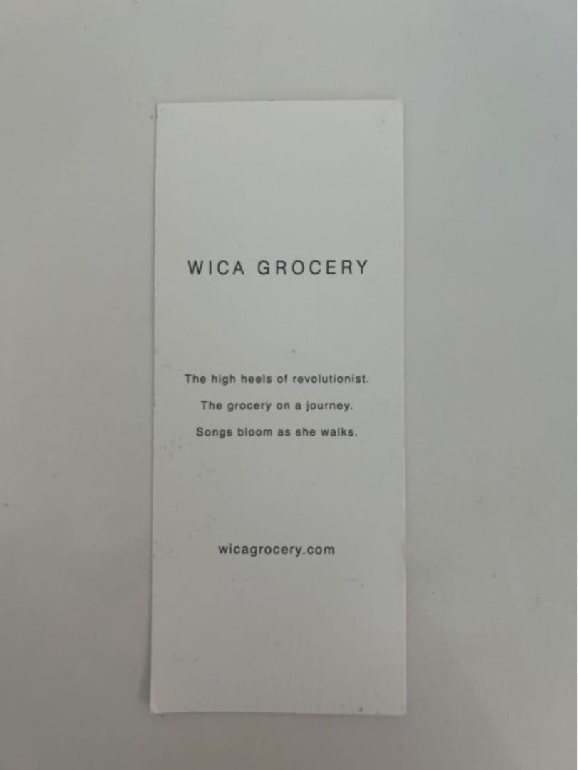 wicagrocery ウィカグロサリー 麦わら帽子