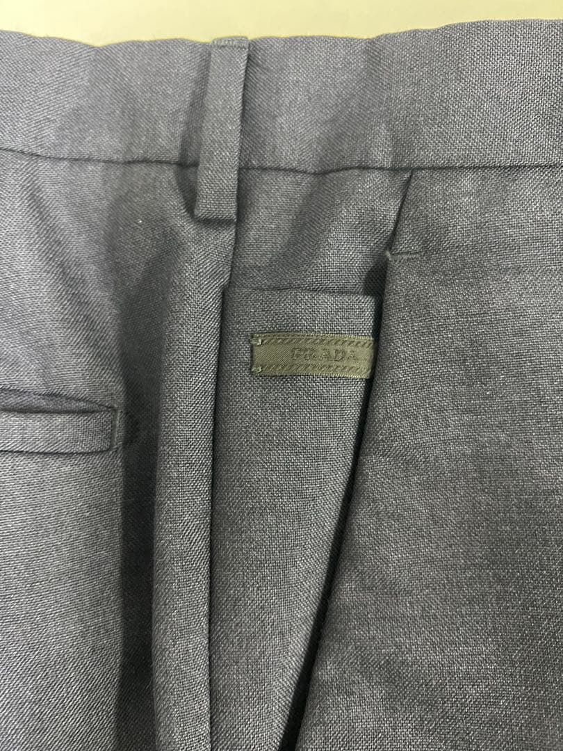 よ*)様 prada 48 クリーニング済み スラックス パンツ イタリア製