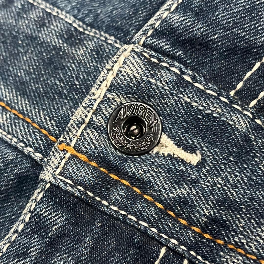 AVIREXアヴィレックス　デニムつなぎ　ツナギ　オールインワン　サイズM