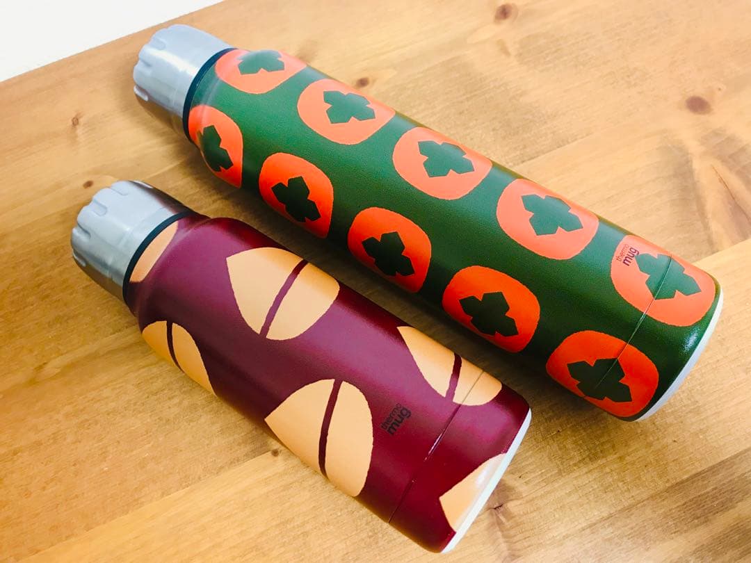 サーモマグ かまわぬ　水筒　タンブラー　栗　柿