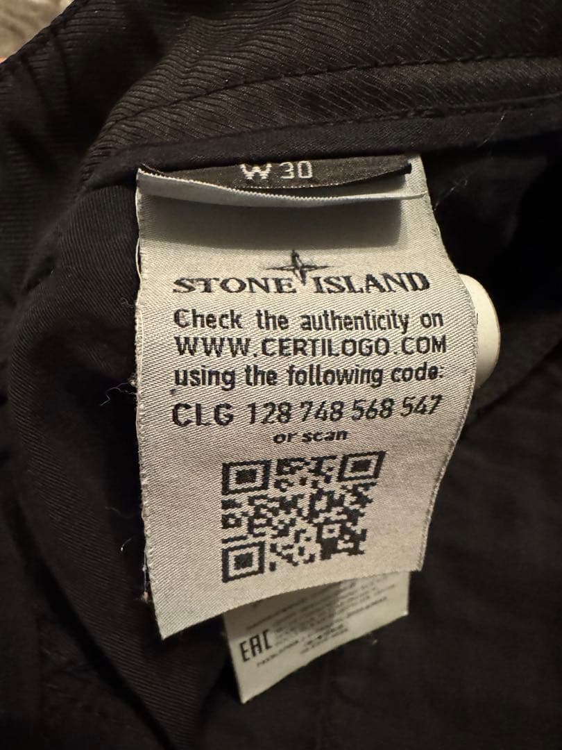 STONE  ブラックカーゴショートパンツ　30