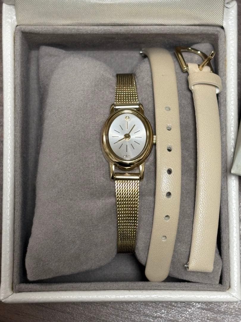 ete Hearty 2021 ゴールド ベージュ 時計