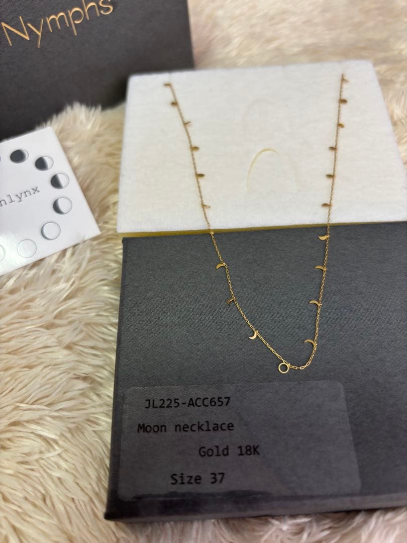 ちい【jonnlynx】　moon necklace / size37