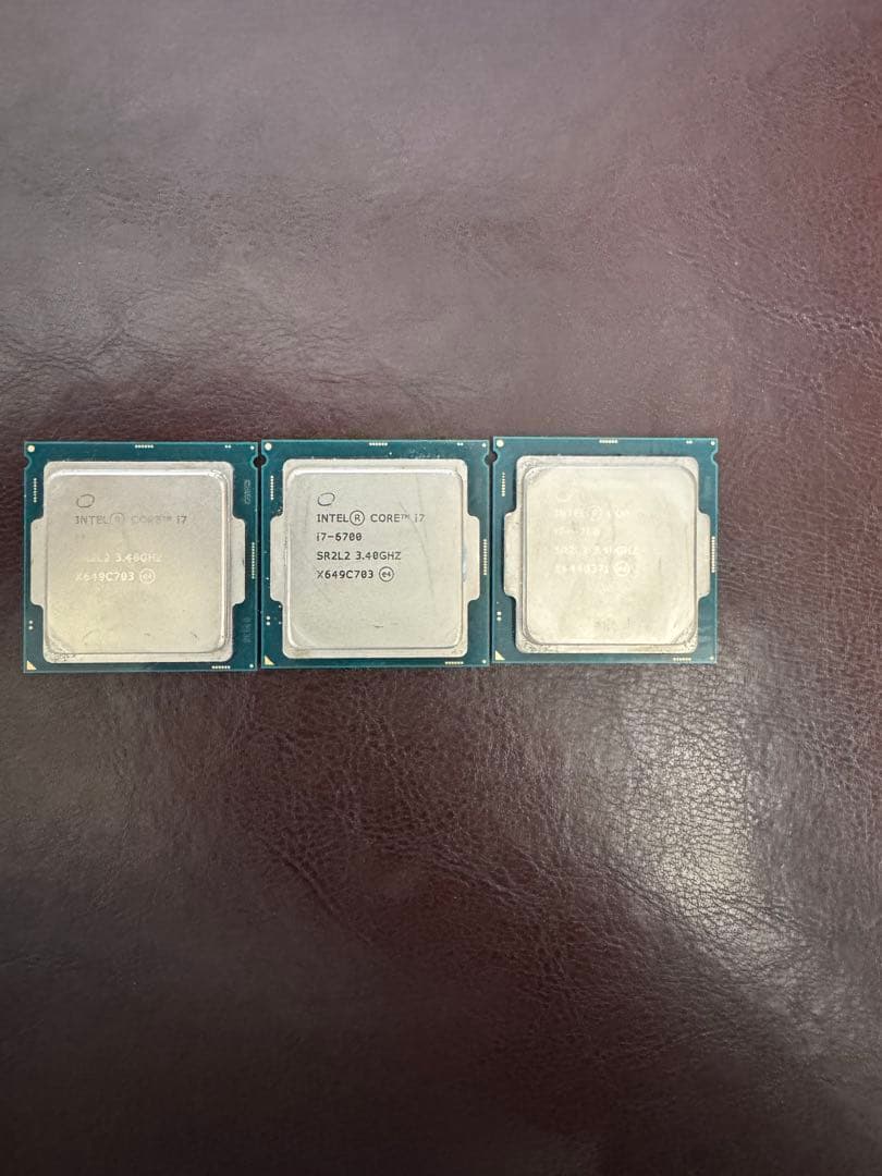 Core i7-6700 CPU 3.40GHz 　LGA1151　3個