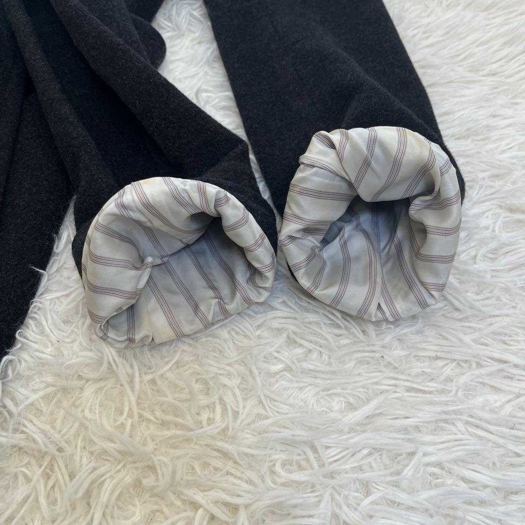 ポールスミス アンゴラ ウール ダブル ベルト付き ベルト付き ドット裏地 40