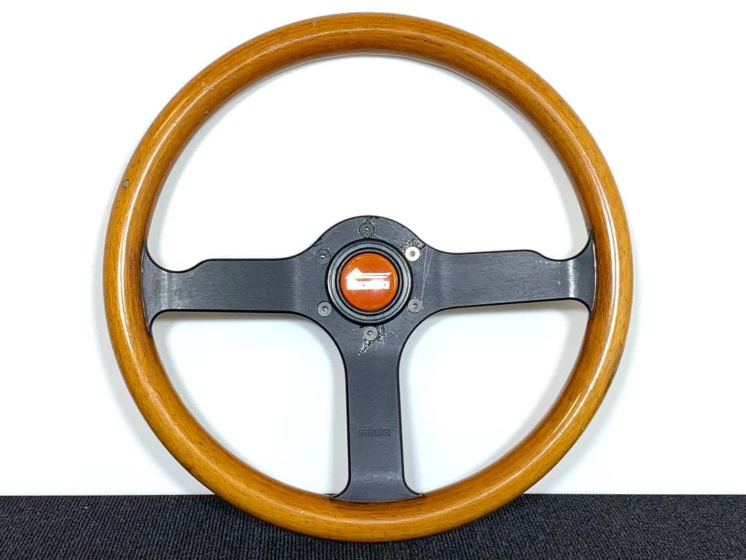 モモ TYP FL35 ウッド ステアリング 34.5Φ 希少 欧州専売モデル