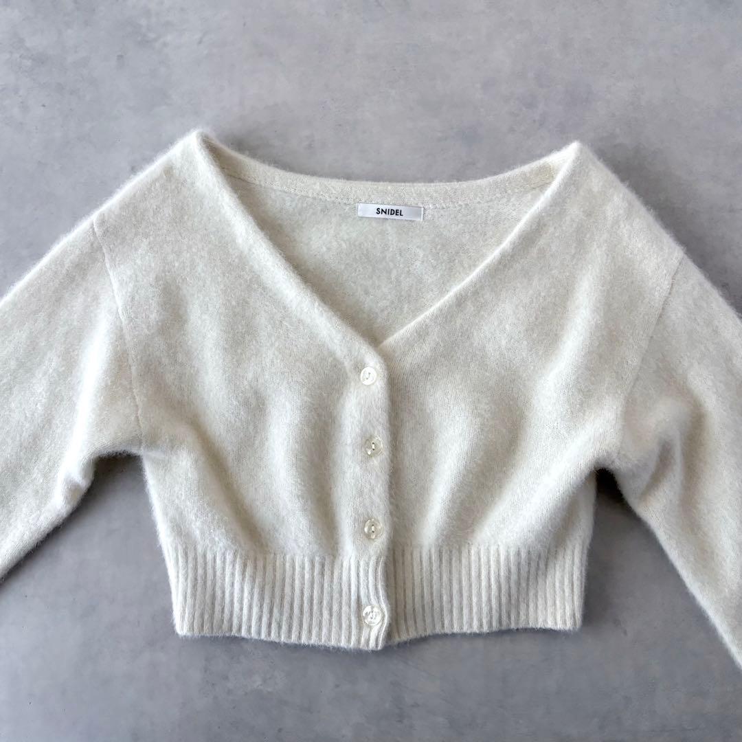 美品♡　スナイデル　フォックスアルパカ　カーディガン＆ノースリタートル　セット