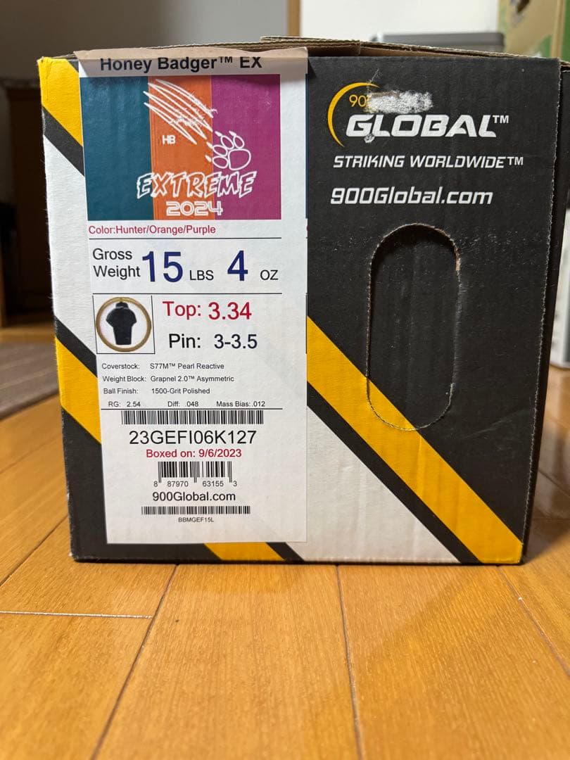 900Global ハニーバジャーエクストリーム2024 15ポンド4オンス