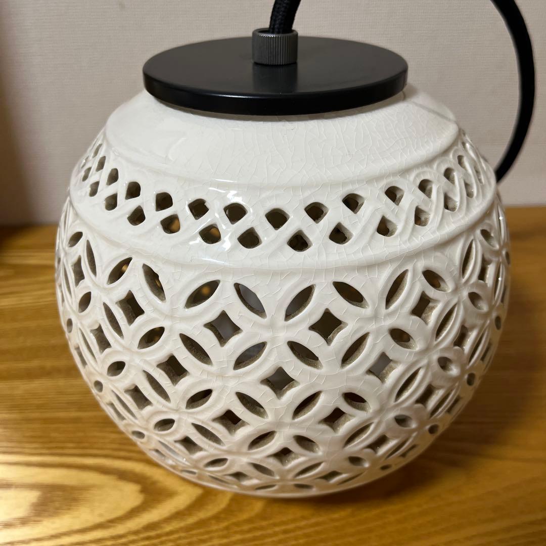 オーデリックODELIC陶器製ペンダントライト 民藝