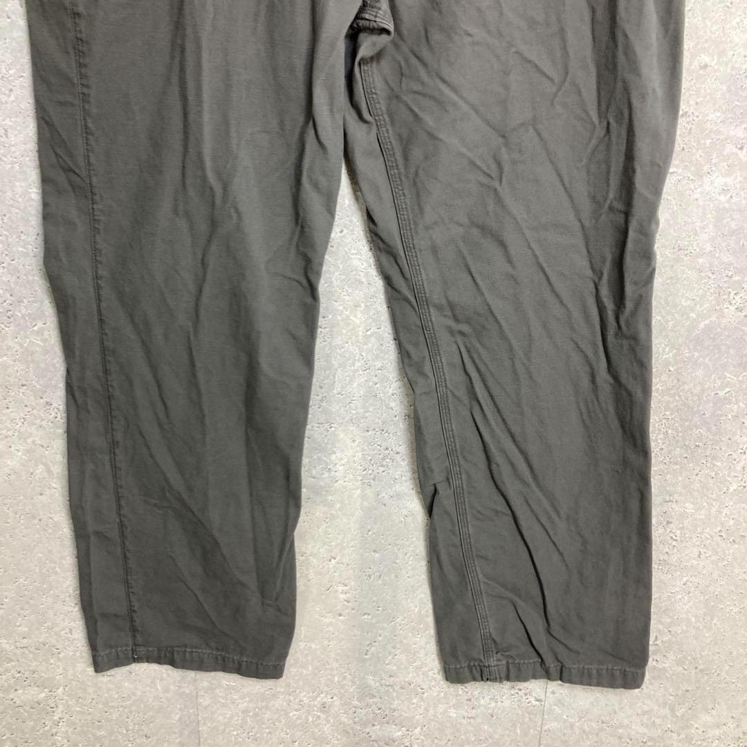 ３枚カーハート　グレー　ワークパンツ　ビックサイズ　古着　W44 L34