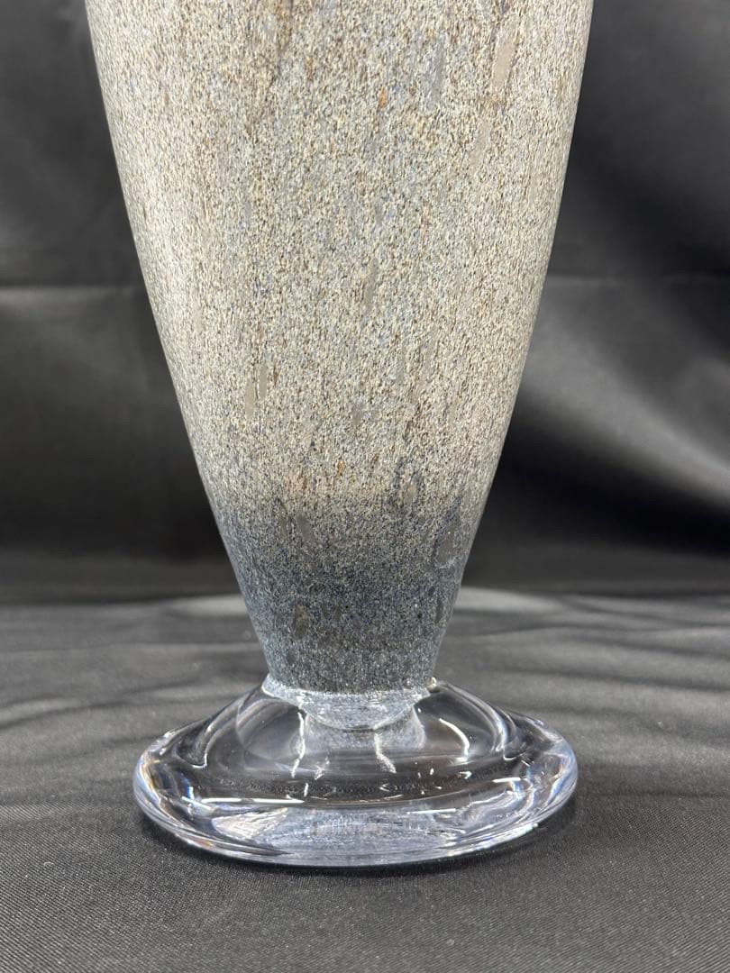 【USED？美品】KOSTA BODA コスタボダ　花瓶　シェル　オムナイト