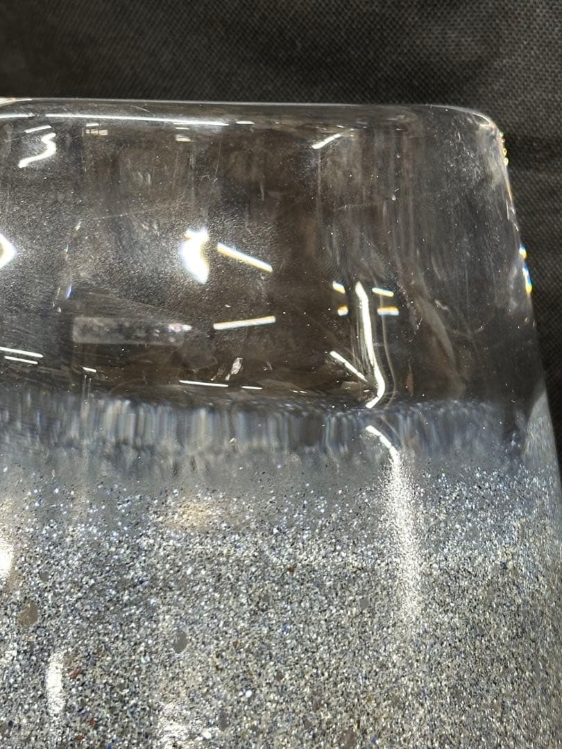 【USED？美品】KOSTA BODA コスタボダ　花瓶　シェル　オムナイト