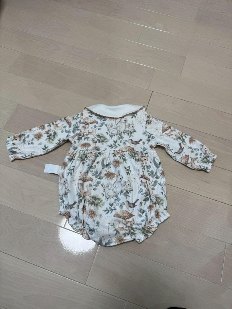 ambermimi フォレストコットンロンパース　新品