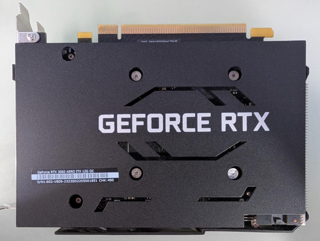 グラフィックボード・グラボ・ビデオカード MSI GeForce RTX 3060 AERO ITX 12G