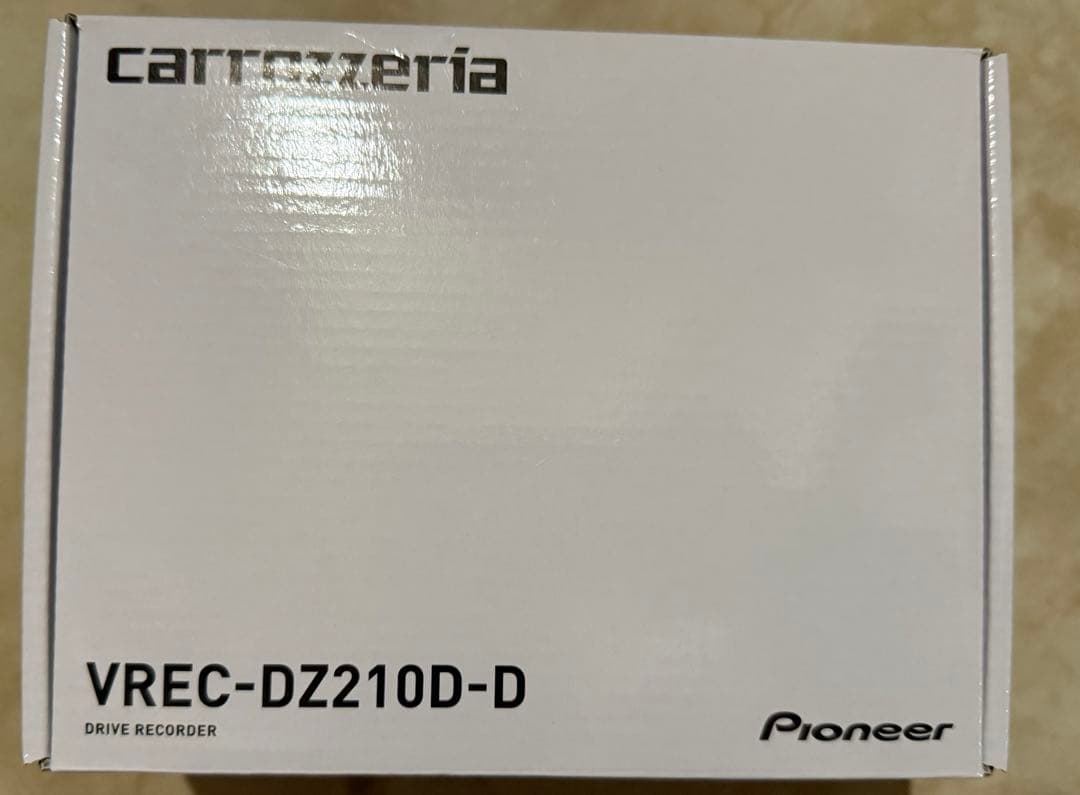 カロッツェリア　パイオニア　前後ドライブレコーダー　VREC-DZ210D-D