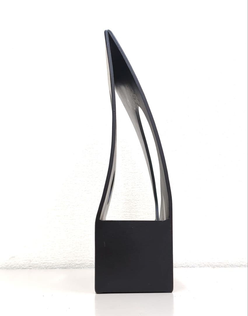 【創作鉄花器 No.140】 龍生　小原　池坊　草月　オブジェ　華道　変形花器