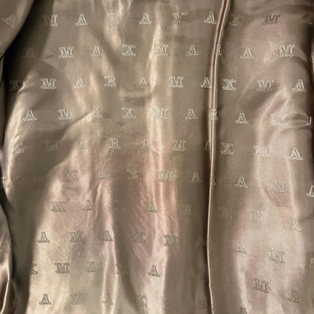 美品 マックスマーラ テディベア キャメル ボア ライダース ショート ポンチョ