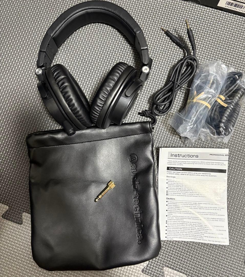【ほぼ新品】audio-technica ATH-M50x