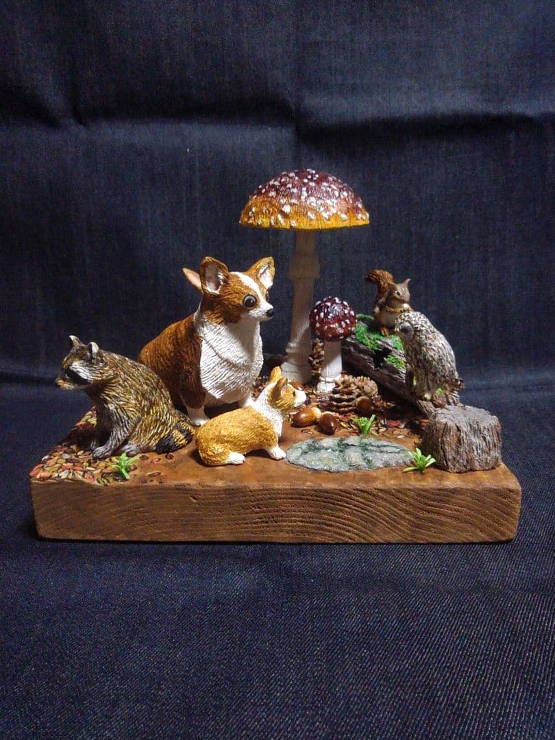 コーギーと森の仲間達