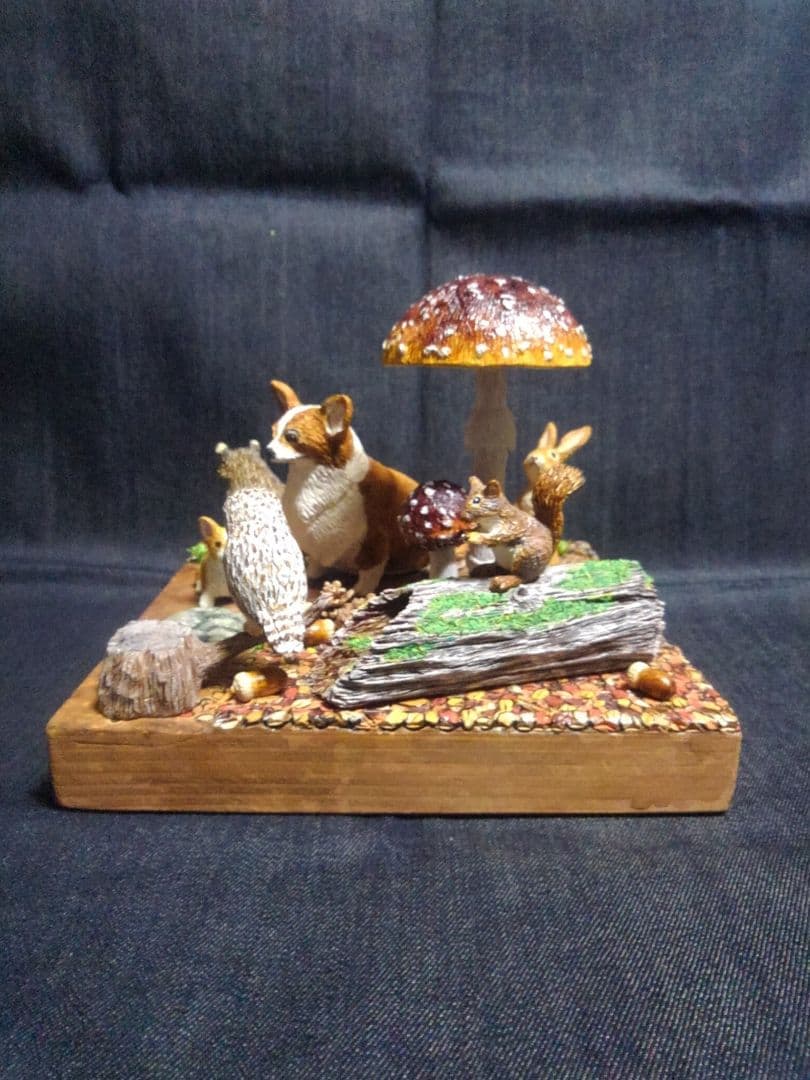 コーギーと森の仲間達