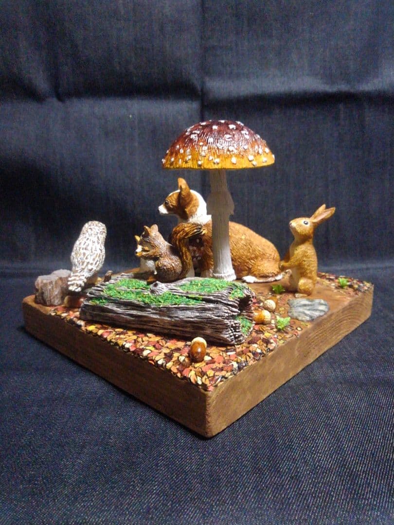 コーギーと森の仲間達