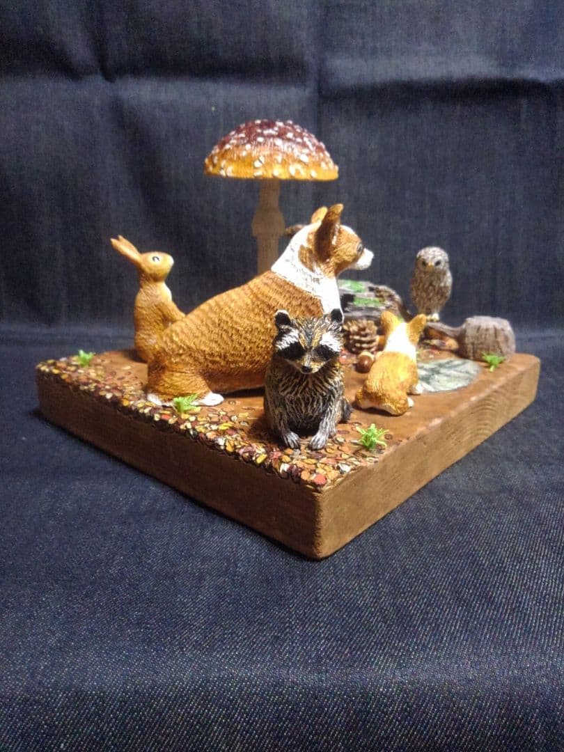 コーギーと森の仲間達