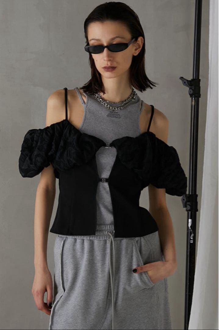 Prank Project ボリュームスリーブトップ