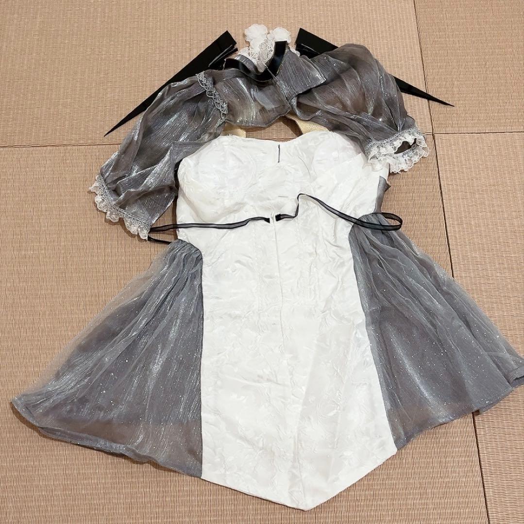 勝利の女神NIKKE ニケ　シンデレラ　2周年イラスト　コスプレ衣装＋ウィッグ