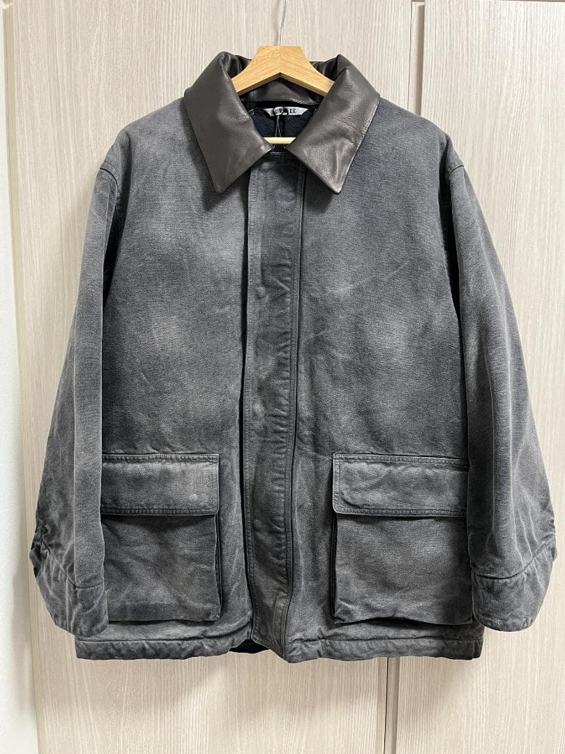 ジャケット・アウター AURALEE Product Dyed Duck Blouson Size 3