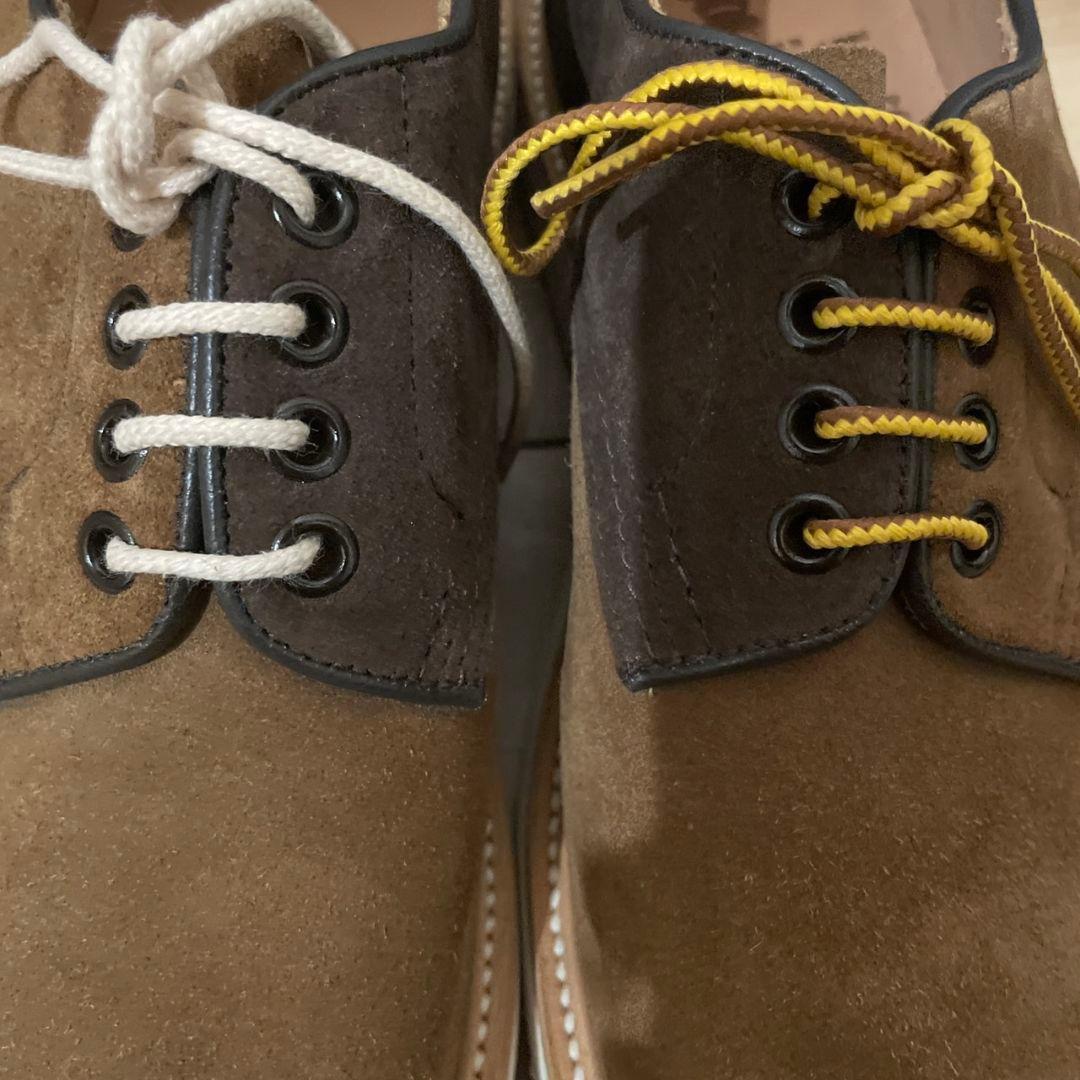 新品　Tricker's スエード 革靴　daniel　ダービーシューズ