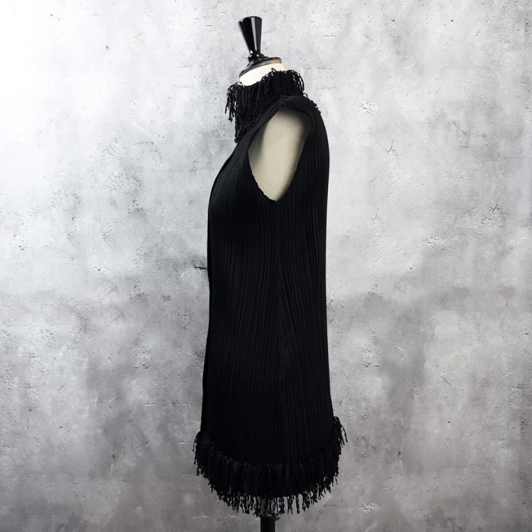 う*さ様 イッセイミヤケ プリーツプリーズ フリンジ チュニック ブラウス 3