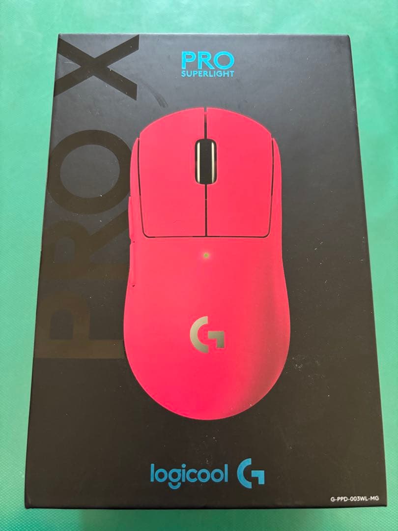 ロジクール　Logicool マウス　ゲーミングマウス　PRO X マゼンタ