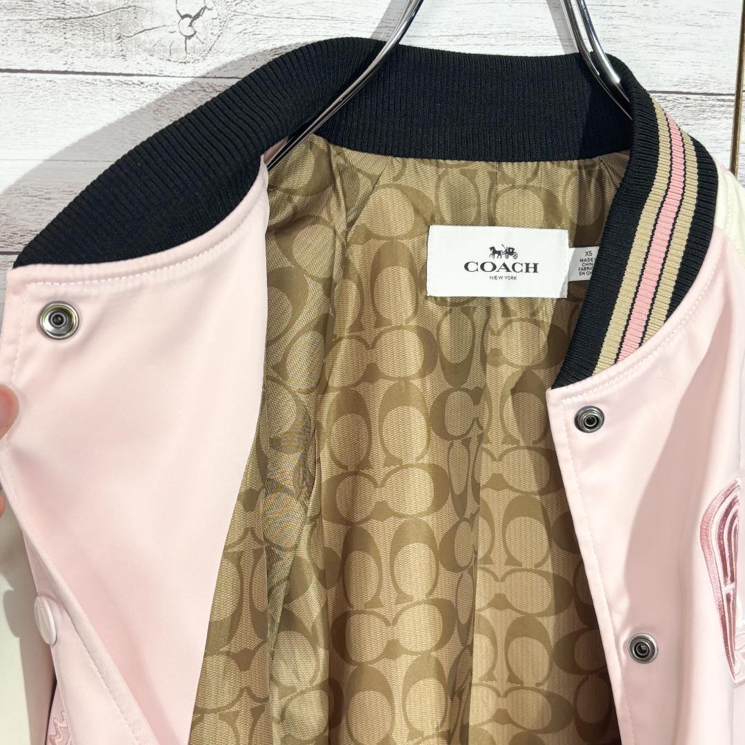 3119 コーチ　COACH　シグネチャー　スカジャン　刺繍ロゴ　ジャケット